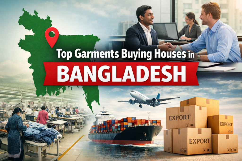 Top garments buying houses in Bangladesh for export business with websites and contacts
